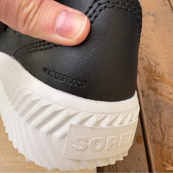 Sorel Black and White Women's Sneakers - Picture 11 of 14